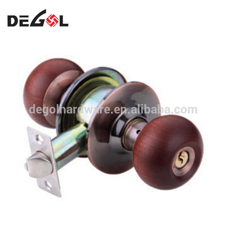 Venta caliente China Roswood perilla redonda puerta corredera de madera cerradura