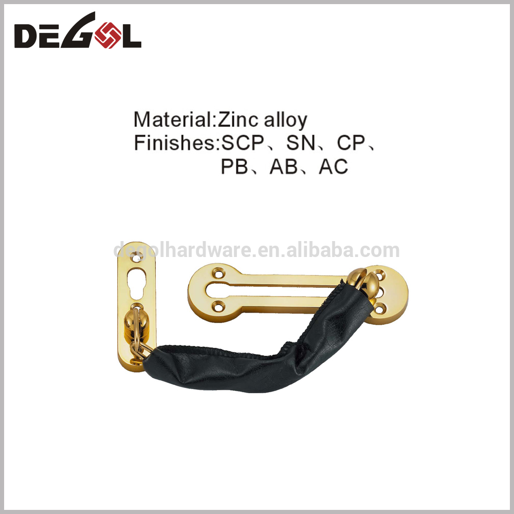 Cerraduras de metal de cadena de puerta de seguridad protectores de puerta para tope de puerta de cadena de casa