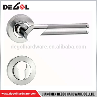Tirador de puerta de níquel satinado de aleación de zinc de alta calidad