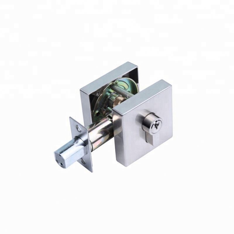 Buena venta de nueva fantasía de aleación de zinc Cerradura de puerta de cerrojo cuadrado