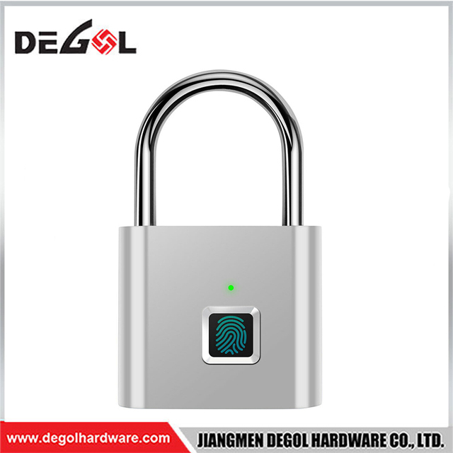  Cerradura de puerta con candado inteligente con cerradura de huella digital con carga USB sin llave