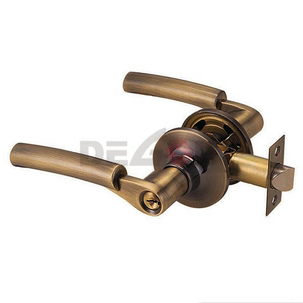 Juego de cerraduras de 3 palancas con doble palanca de aleación de zinc moderna y moderna de estilo americano