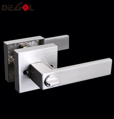 304 Acero inoxidable Casa de apartamentos Seguridad Seguridad Antirrobo Manija deslizante Cilindro de latón Cerradura de puerta con perno muerto