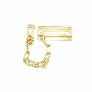 Cadena de seguridad para puerta de buena calidad.