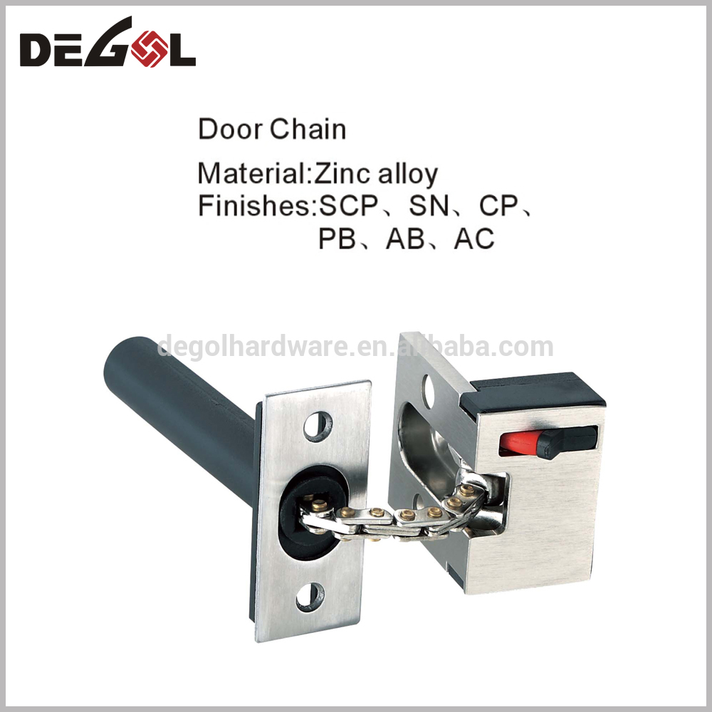 Cerradura de cadena de seguridad de puerta al por mayor de China aleación de zinc cadena de puerta oculta