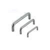 Tiradores modulares de acero inoxidable para armarios de cocina y cajones.
