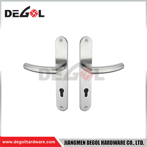 Manija de puerta moderna de acero inoxidable