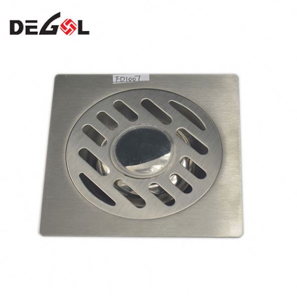 Tirador De Puerta Con Pies Ducha Cuadrado Baño Piso Cubierta De Drenaje Aluminio