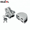 Cerradura de puerta de vidrio de acero inoxidable