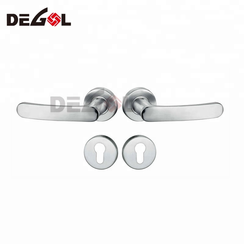 Manija de palanca de fundición sólida resistente principal rústica principal al por mayor del acero inoxidable con la roseta