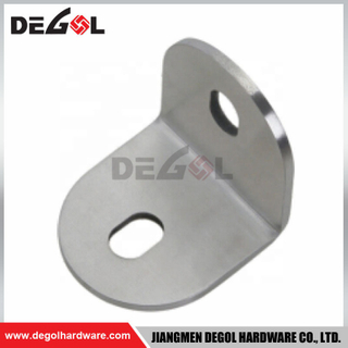 Soporte de estante montado en la pared de acero inoxidable en forma de U para baño y partición