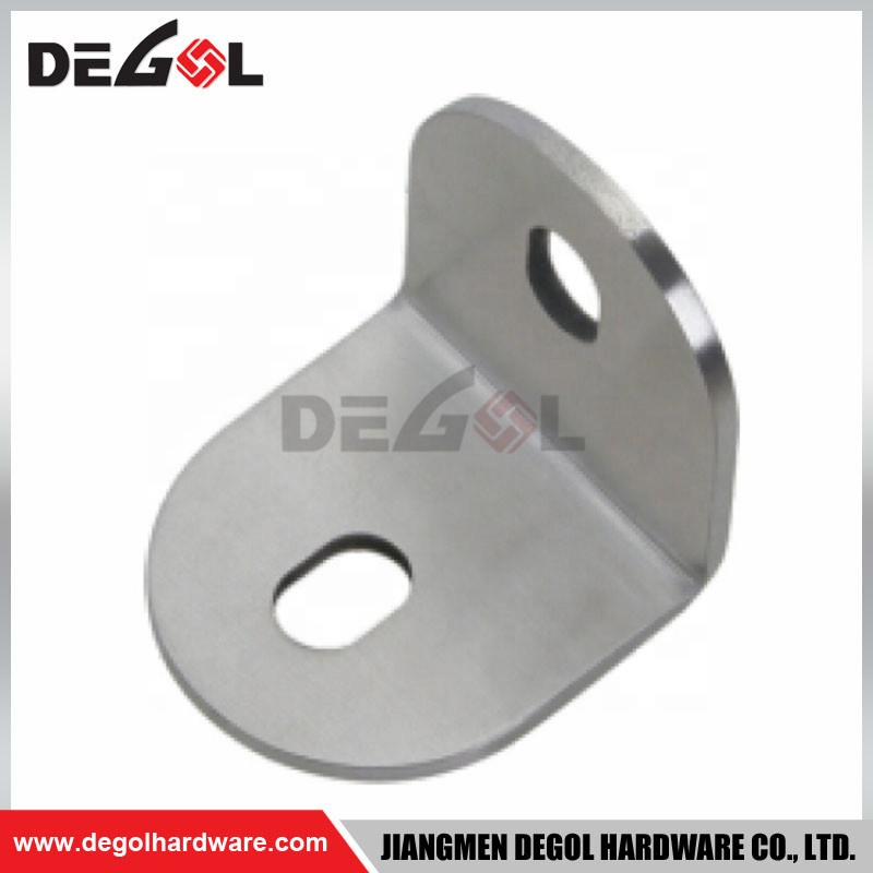 Soporte de estante montado en la pared de acero inoxidable en forma de U para baño y partición