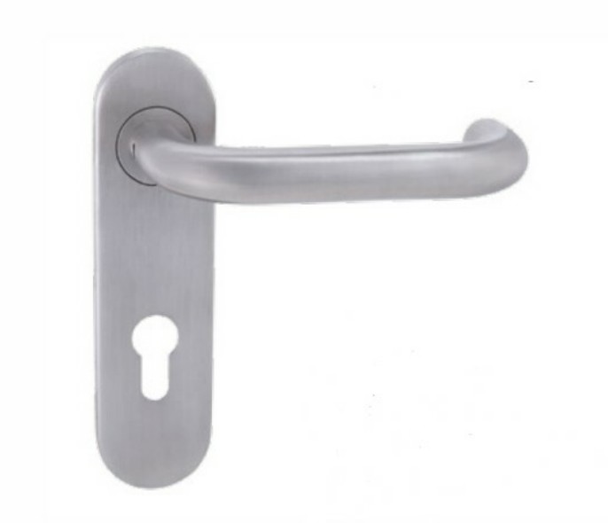 Nueva llegada Palanca de cubierta de zinc Manija de puerta Cerradura de hardware en placa