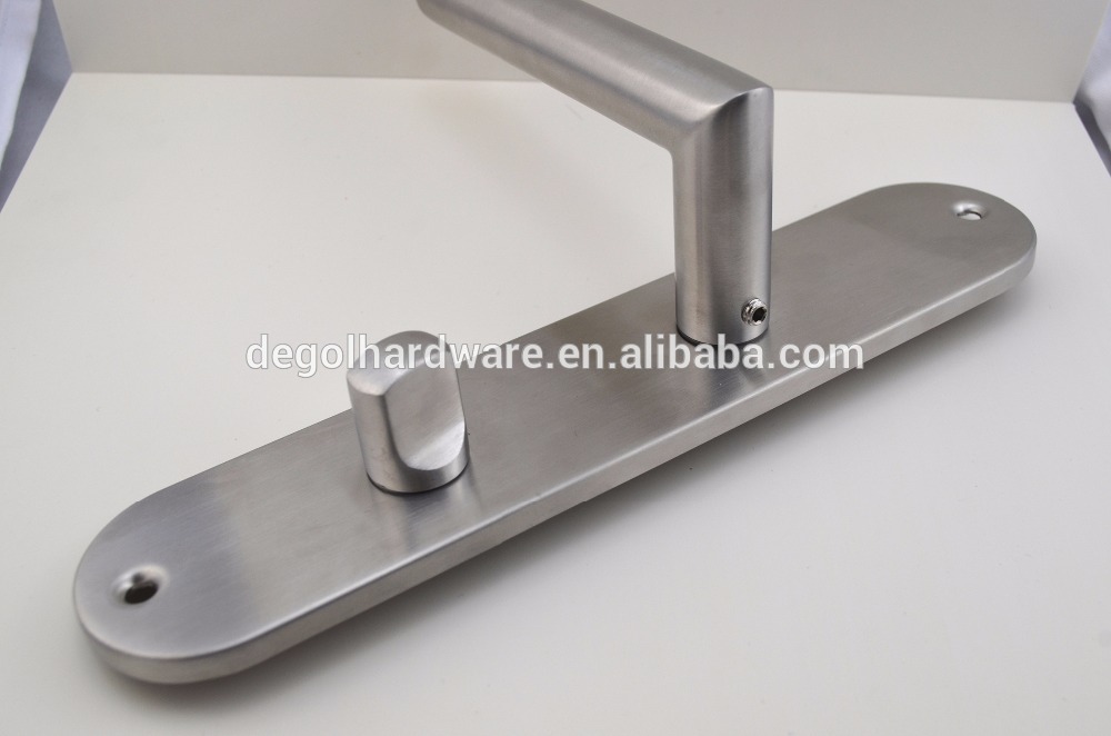 Manillas de puerta de acero inoxidable 201/304 de alta calidad, placa posterior