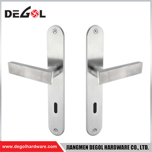 Carlisle Brass Dl291 Cromo Madrid Tirador De Puerta De Mortaja Palanca De Aluminio Sobre Placa De Hierro Lockset