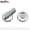 Cerradura de puerta de partición de inodoro con giro de pulgar de baño de acero inoxidable TT1001