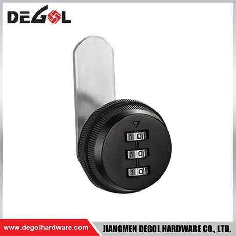 Cerradura de cajón de hardware para muebles DL11, cerradura de cajón de montaje lateral con llave