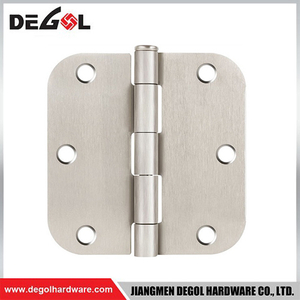 Bisagras de puerta de esquina redondeada de acero inoxidable 304 de 3*3 pulgadas fabricadas en China