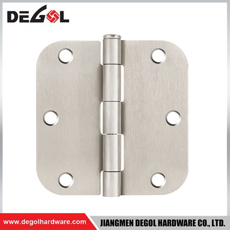 Bisagras de puerta de esquina redondeada de acero inoxidable 304 de 3*3 pulgadas fabricadas en China