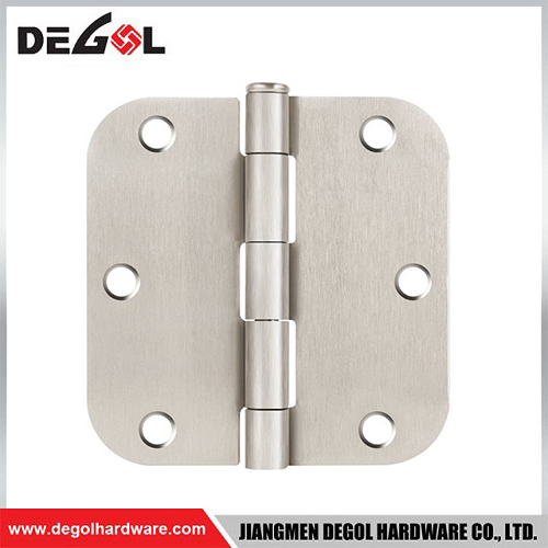 Bisagras de puerta de esquina redondeada de acero inoxidable 304 de 3*3 pulgadas fabricadas en China