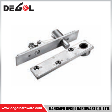 YE224 Herraje para puerta de cristal cromado satinado negro