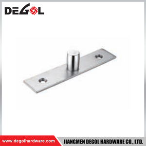 YE220 Herraje para puerta de cristal cromado satinado negro