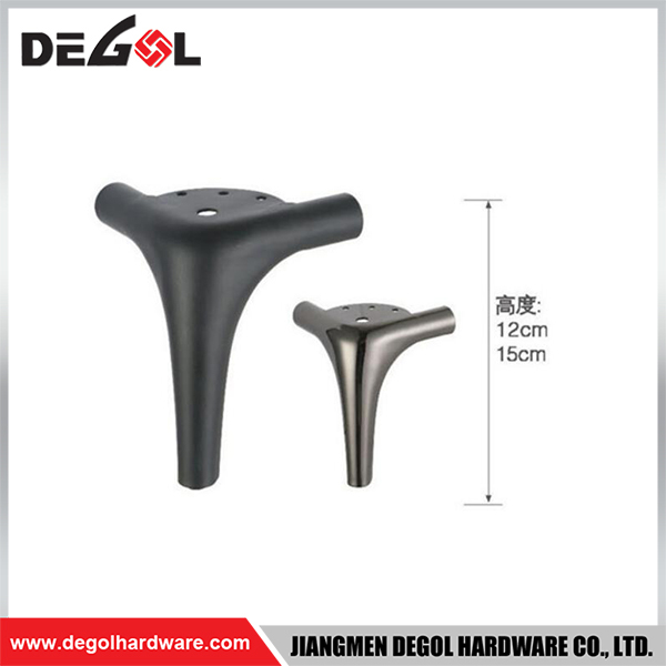 Patas de metal para muebles FL1144, patas de sofá de ángulo recto de hierro forjado de alta resistencia