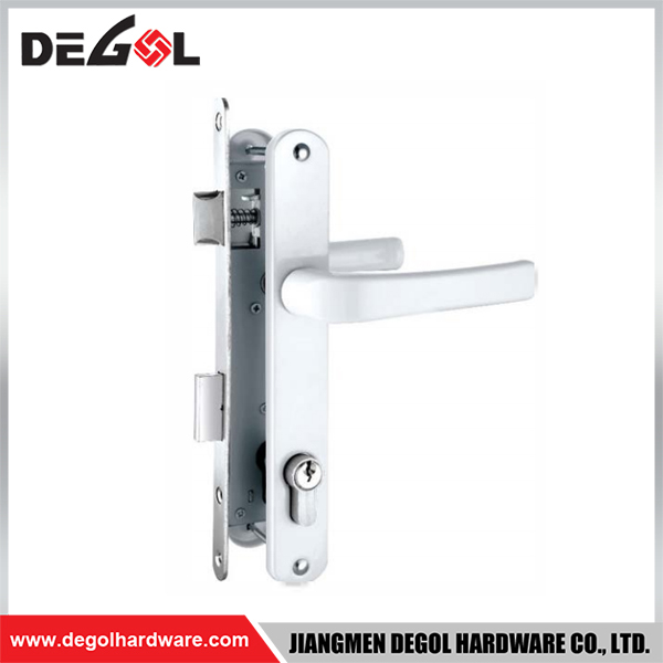 SL1033 Cerradura de puerta corrediza de aluminio, moderna, de lujo, estrecha, 85 mm, contraseña, impermeable, para exteriores, con aplicación TTlock 