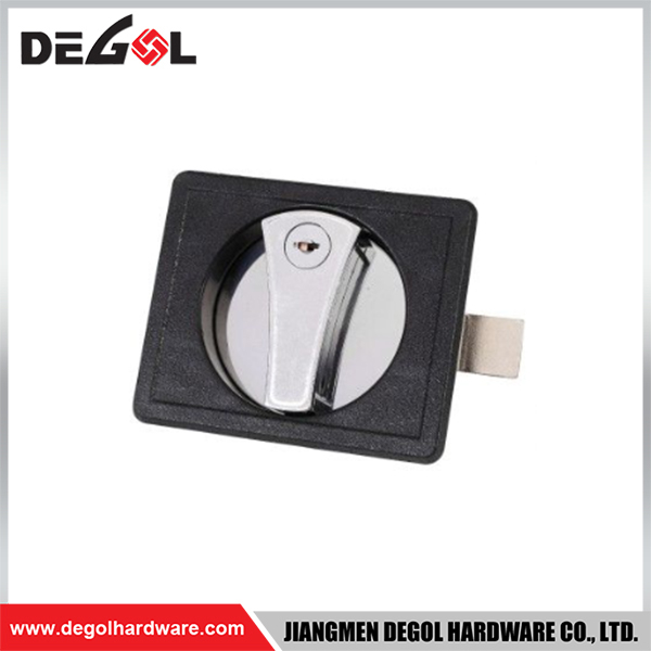 Cerradura de gabinete de hardware para muebles DL0017, cerradura de gabinete de montaje lateral con llave