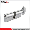 Cilindro de cerradura abierta simple de aluminio plateado de 60 mm suministrado en Jiangmen, China
