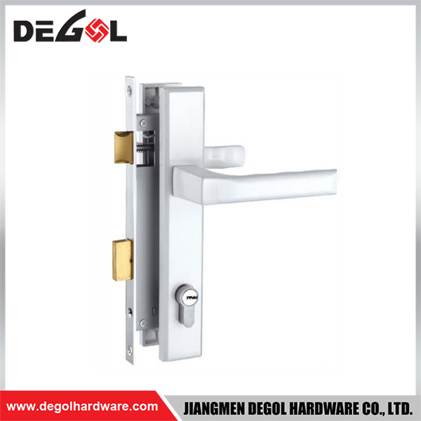 SL1034 Cerradura de puerta corrediza de aluminio, moderna, de lujo, estrecha, 85 mm, contraseña, impermeable, para exteriores, con aplicación TTlock 