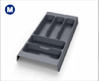 M273 Bandeja Clásica con ranuras fijas para adaptarse al ancho del cajón 