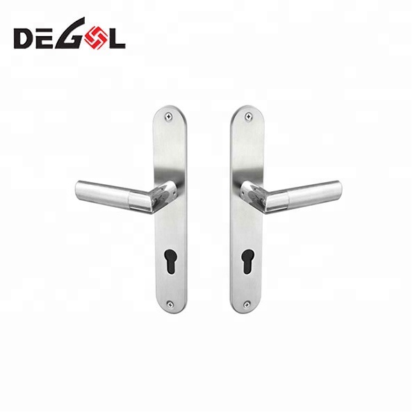 Cerradura de puerta delantera para manija de placa de puerta interior de apartamento
