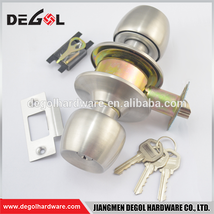 Bangladesh estilo Degol Mejor precio Cerradura de pomo de puerta de doble cara de acero inoxidable de alta calidad