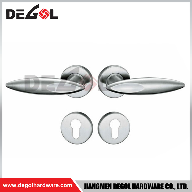 Manija de puerta de palanca sólida de acero inoxidable LH1033