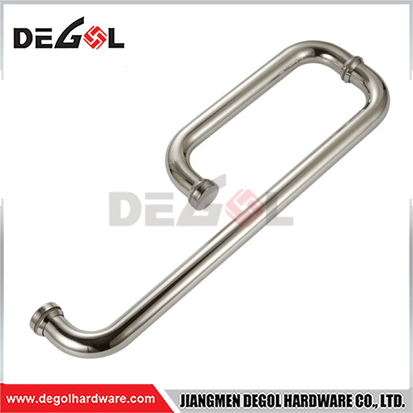 DP1007 puerta corredera con tirador de cristal para ducha sin marco