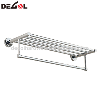 Toallero plegable de acero inoxidable de doble capa para baño