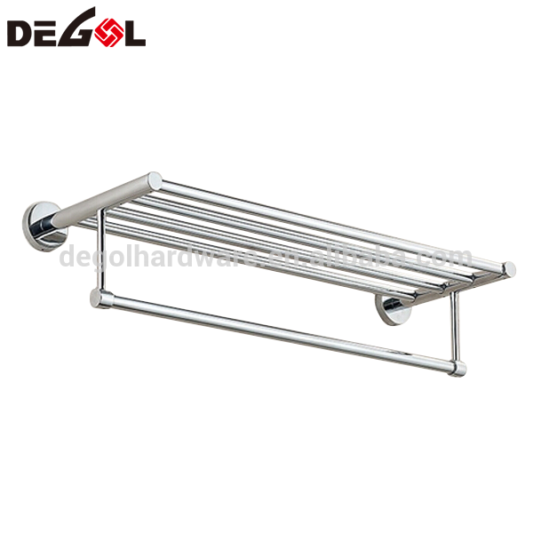 Toallero plegable de acero inoxidable de doble capa para baño