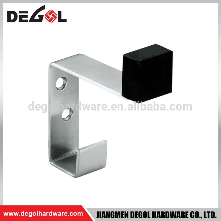 Tope de puerta de resorte de goma de acero inoxidable moderno con gancho