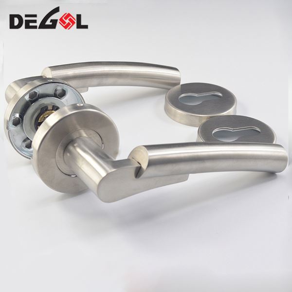 Acero inoxidable al por mayor moderno fundición sólida ss puerta handel