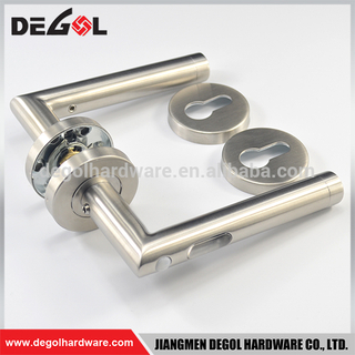 Acero inoxidable cinco colores LED batería de luz manijas de puertas interiores baratas