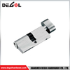 Cerradura de cilindro de puerta con perilla giratoria de zinc de 60mm