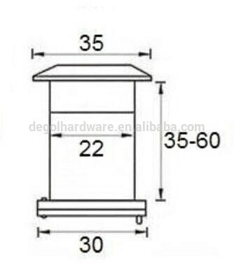 200 ángulo lupa ojo visor latón puerta visor mirilla lente de plástico
