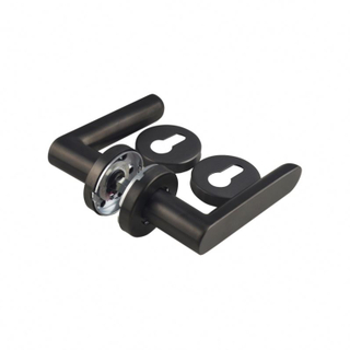 Venta caliente de acero inoxidable de gama alta tipos de palanca sólida de la puerta de la habitación del apartamento manija de la puerta