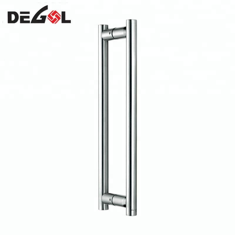 tirador de puerta de acero inoxidable para puerta de vidrio