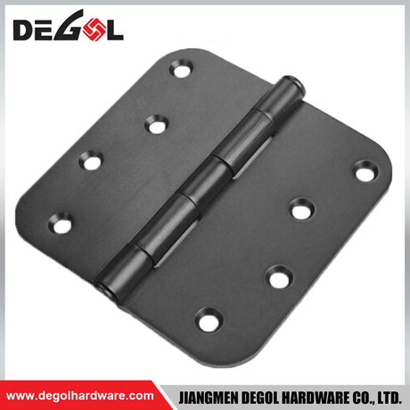 Bisagras de puerta con bisagra a tope de superficie de hierro negro de 3*3 pulgadas fabricadas en China