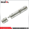 Pernos deslizantes de acero inoxidable plateados de 4 pulgadas, pernos de puerta de seguridad