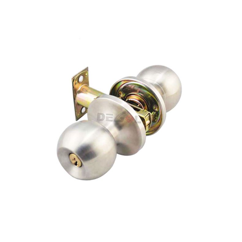 Bangladesh estilo China precio de fábrica estilo moderno cerradura de puerta cilíndrica de acero inoxidable de doble cara