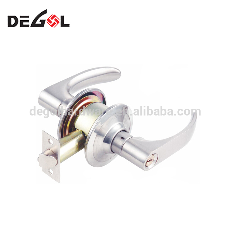 Cerradura de puerta de manija de palanca oscilante doble de aleación de zinc de estilo americano