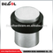 Tapón de puerta de goma de acero inoxidable de buena calidad de bajo precio de fábrica de China para puerta corredera